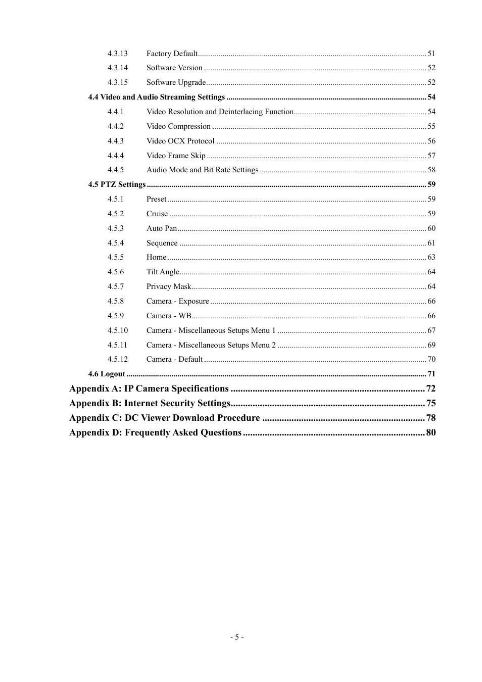 PLANET ICA-H612 User Manual | Page 5 / 81