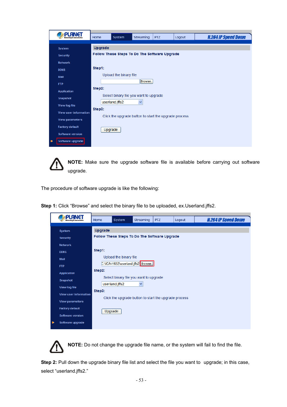 PLANET ICA-H612 User Manual | Page 53 / 81