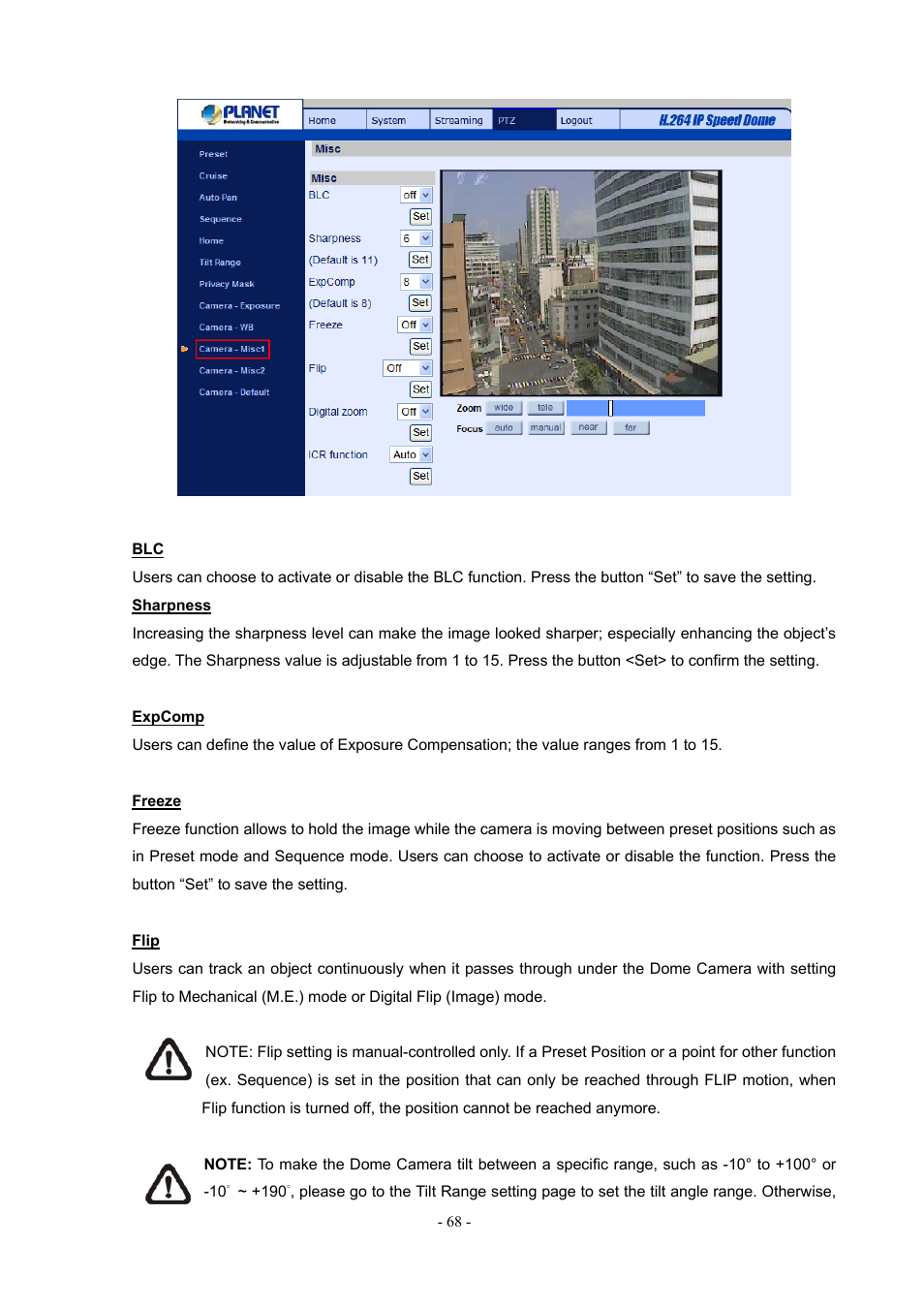 PLANET ICA-H612 User Manual | Page 68 / 81