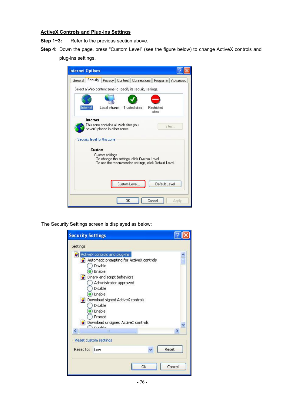 PLANET ICA-H612 User Manual | Page 76 / 81