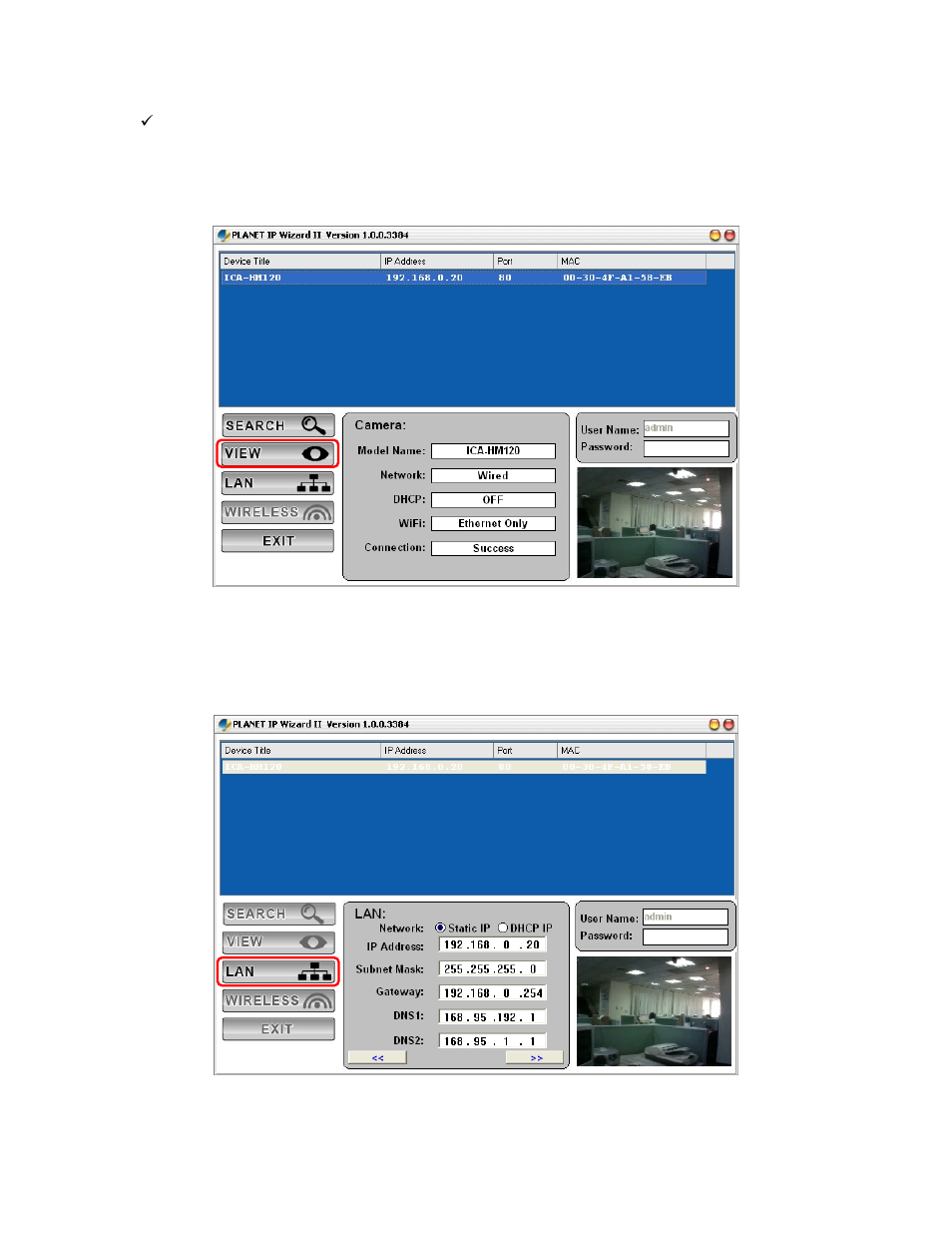 Configure network by planet ipwizard ii | PLANET ICA-HM120 User Manual | Page 16 / 93