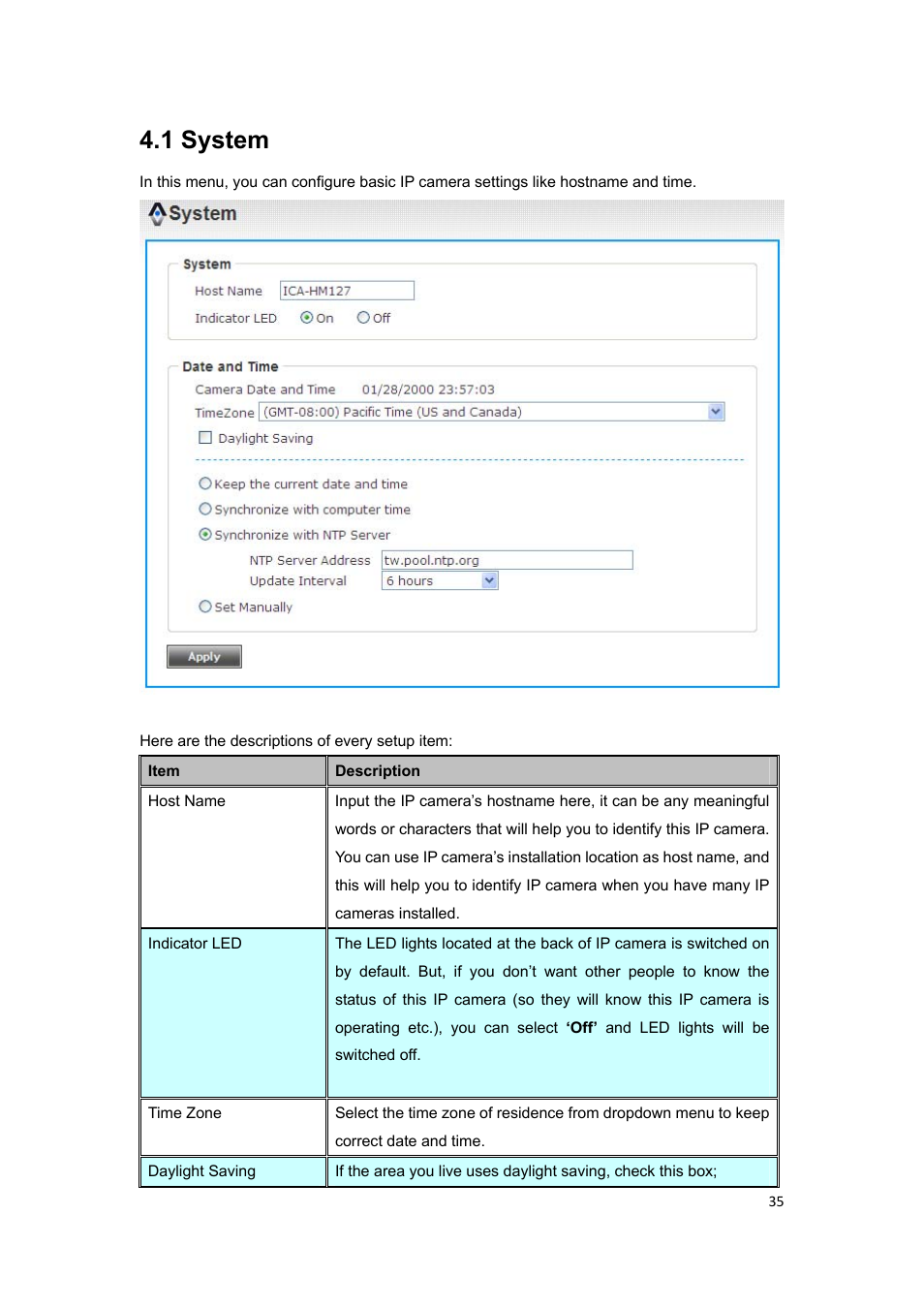 1 system | PLANET ICA-HM127 User Manual | Page 36 / 73