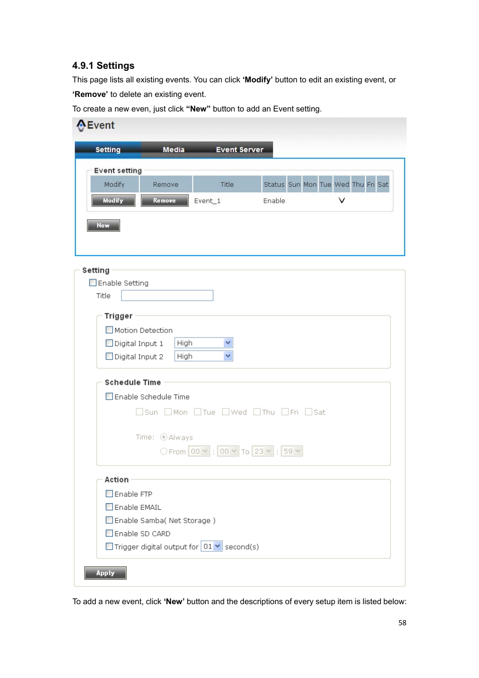 1 settings | PLANET ICA-HM127 User Manual | Page 59 / 73