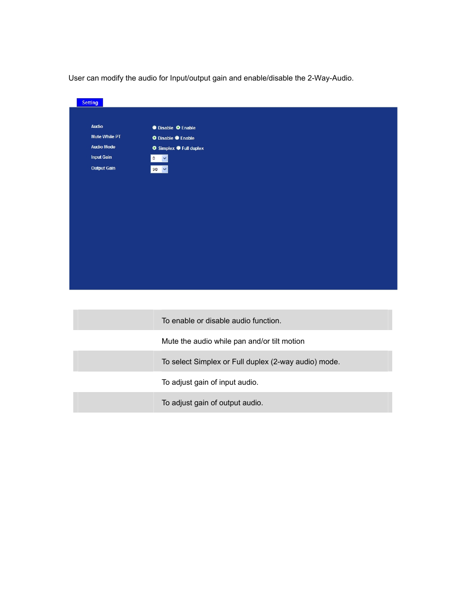 9 audio configuration | PLANET ICA-HM240 User Manual | Page 62 / 93