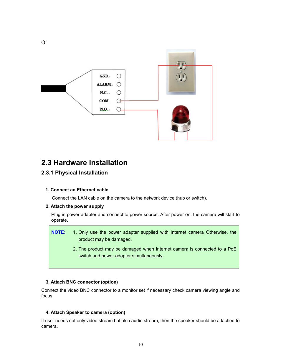 3 hardware installation, 1 physical installation | PLANET ICA-HM315W User Manual | Page 10 / 59