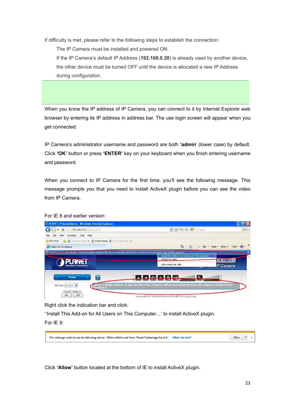 PLANET ICA-HM317 User Manual | Page 24 / 70