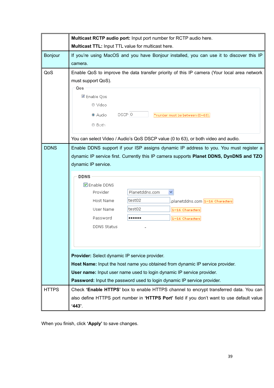 PLANET ICA-HM317 User Manual | Page 40 / 70