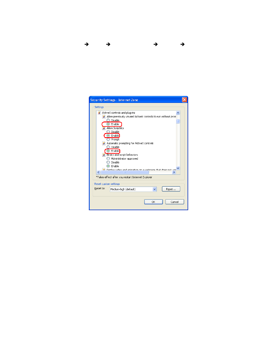 2 internet explorer 7 for windows xp | PLANET ICA-HM830 User Manual | Page 18 / 78