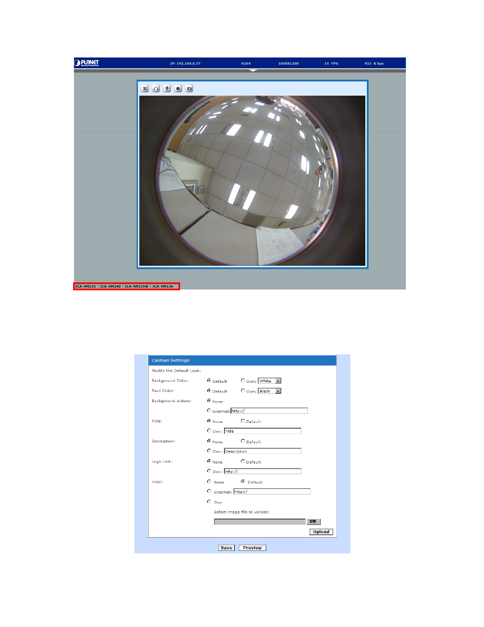 2 use custom settings | PLANET ICA-HM830 User Manual | Page 59 / 78