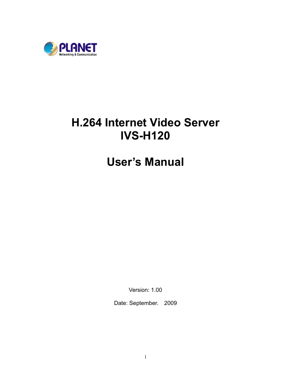 PLANET IVS-H120 User Manual | 91 pages