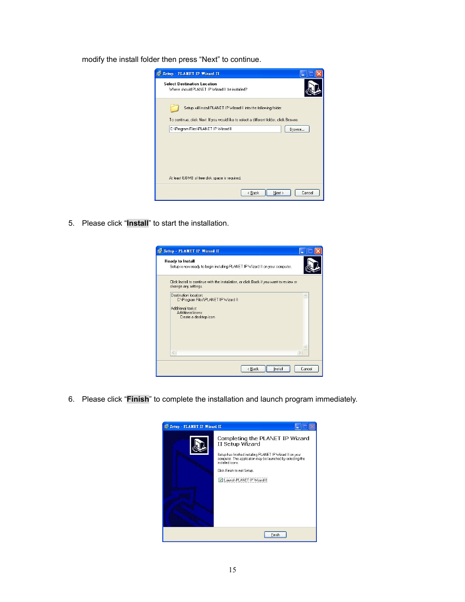 PLANET IVS-H120 User Manual | Page 15 / 91