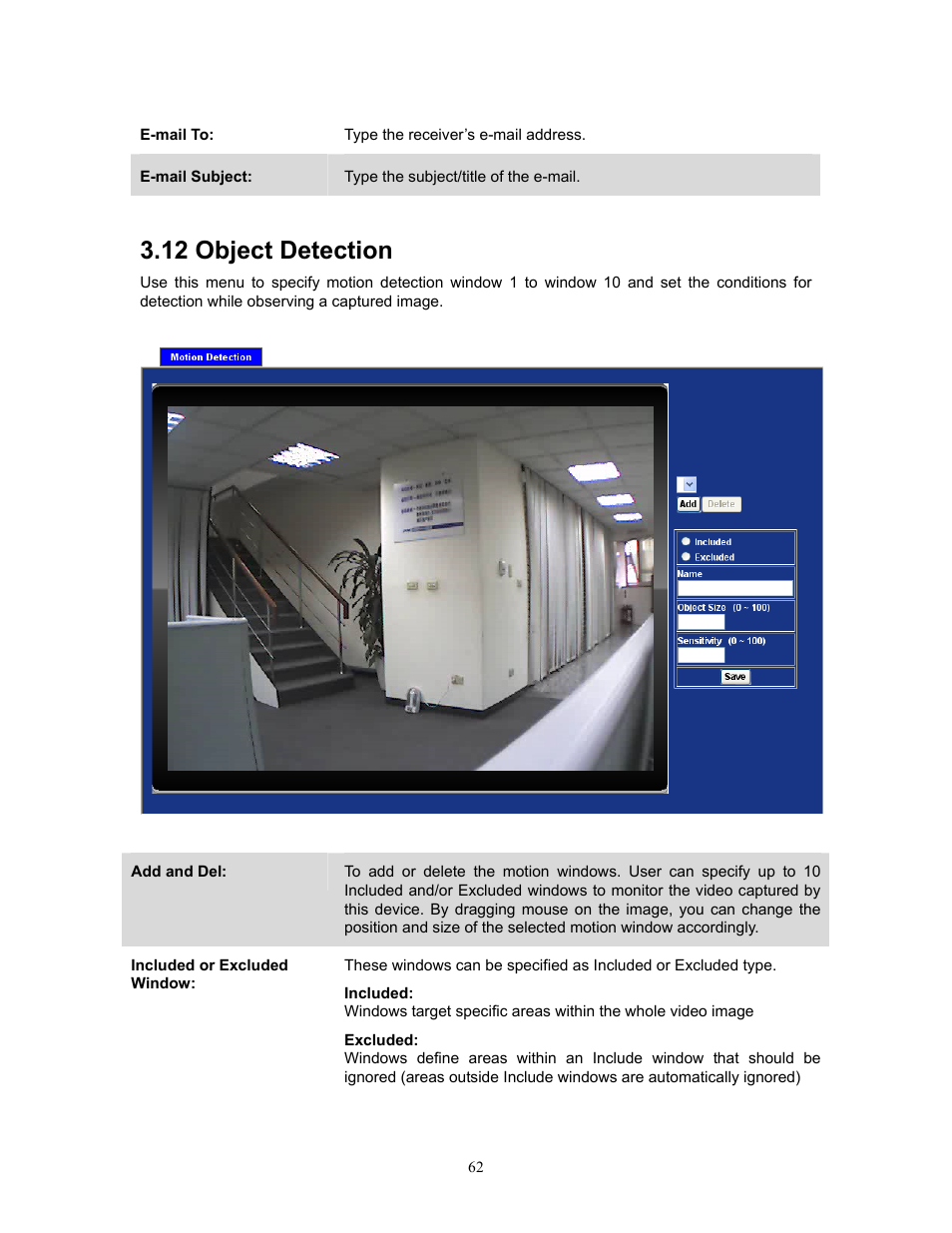 12 object detection | PLANET IVS-H120 User Manual | Page 62 / 91