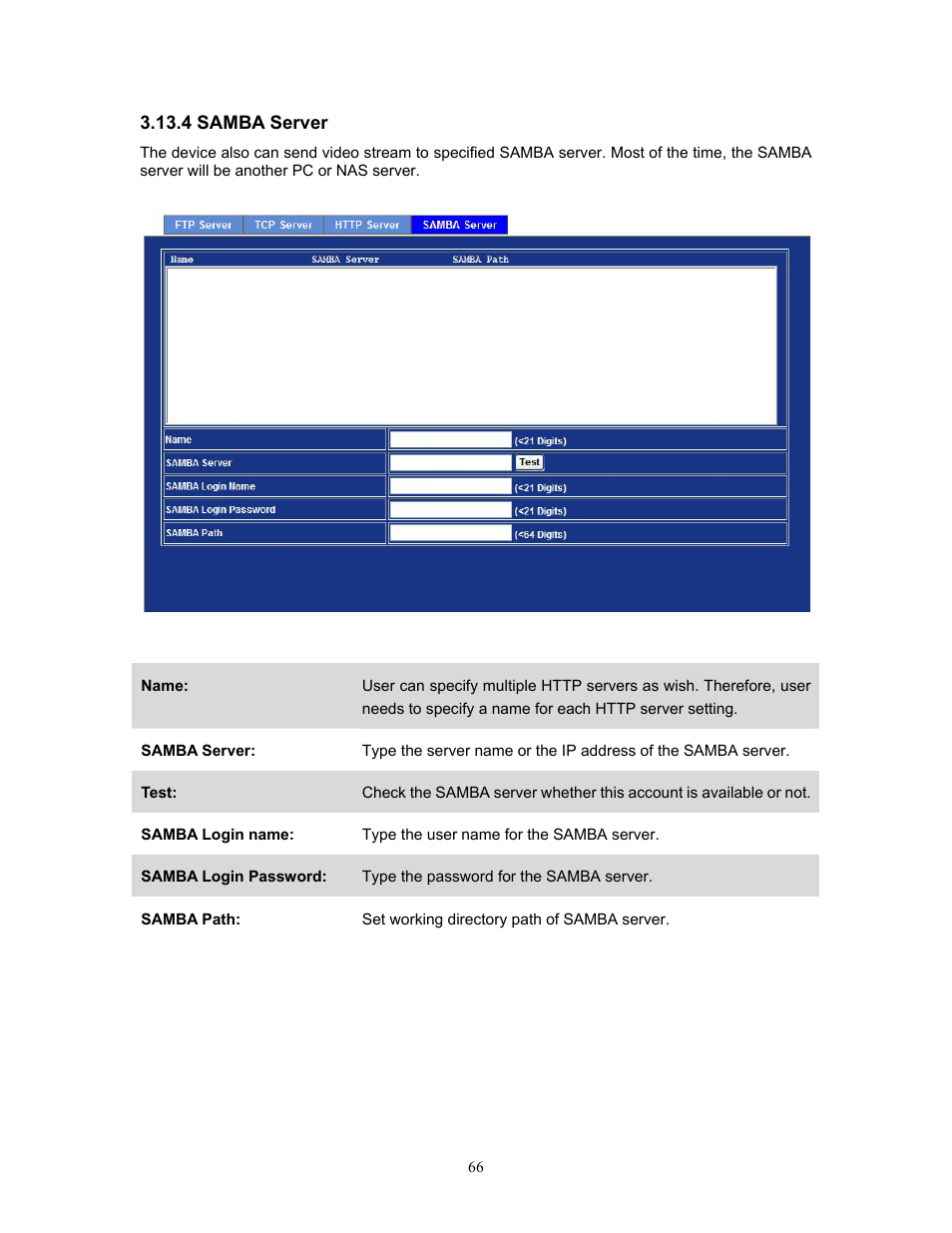 4 samba server | PLANET IVS-H120 User Manual | Page 66 / 91