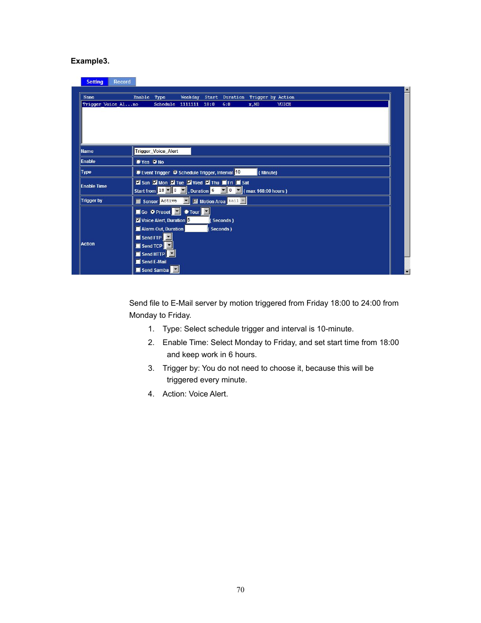 PLANET IVS-H120 User Manual | Page 70 / 91