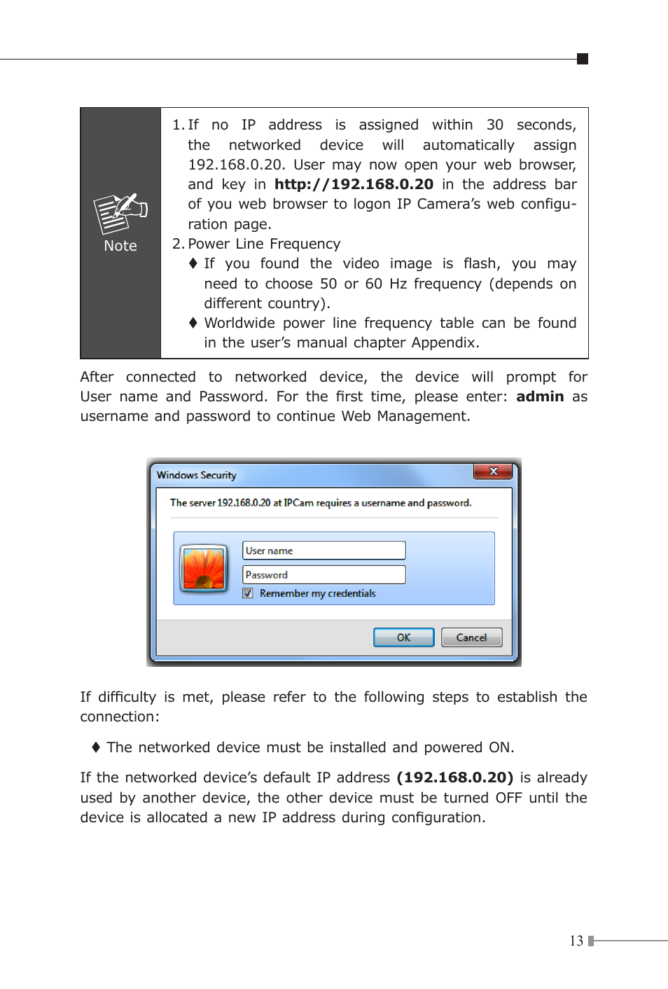 PLANET IVS-H125 User Manual | Page 13 / 16