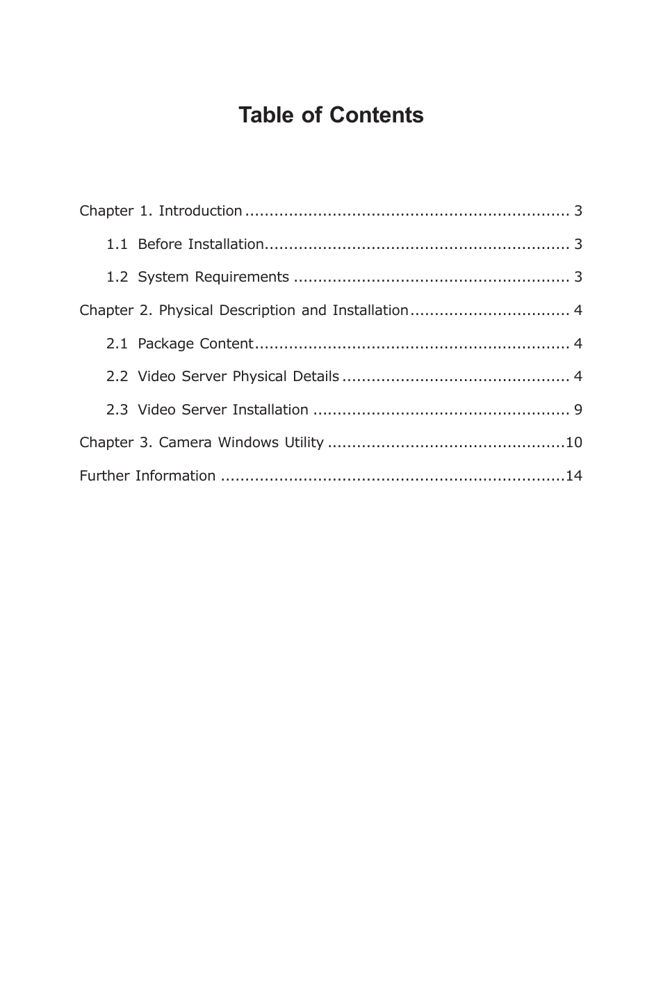 PLANET IVS-H125 User Manual | Page 2 / 16