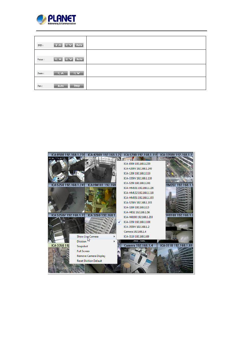6 operation with sub-screen, 1 change display channel | PLANET NVR-1615 User Manual | Page 12 / 47