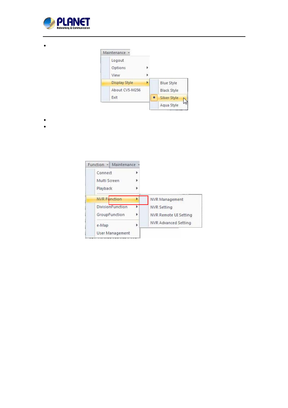 9 nvr management dialog, 1 nvr management | PLANET NVR-1615 User Manual | Page 18 / 47