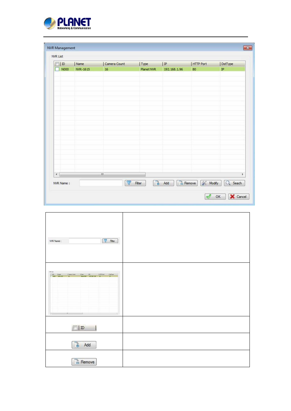 PLANET NVR-1615 User Manual | Page 19 / 47