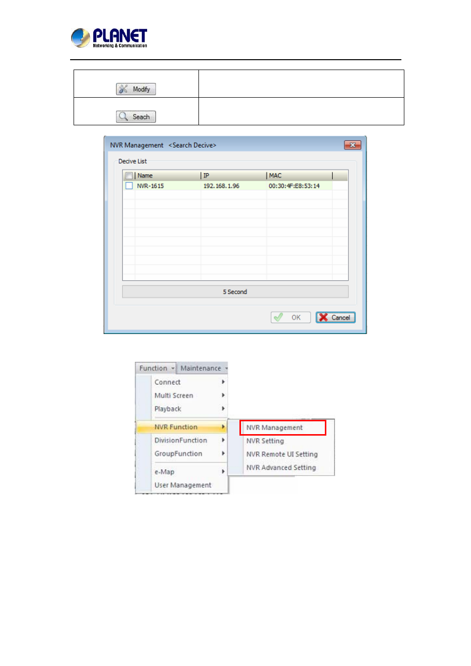 2 nvr configuration | PLANET NVR-1615 User Manual | Page 20 / 47