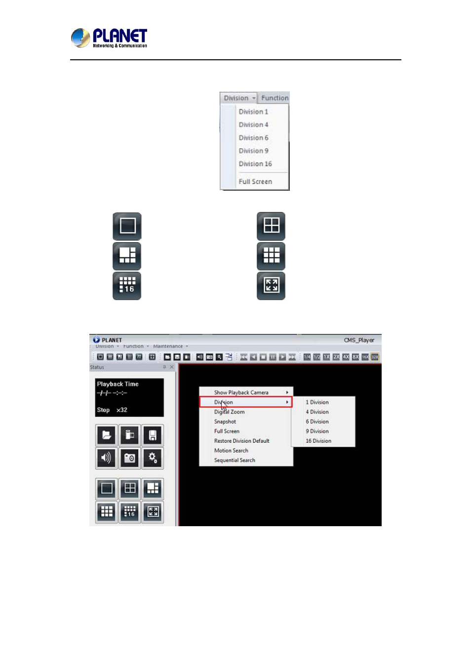 PLANET NVR-1615 User Manual | Page 36 / 47