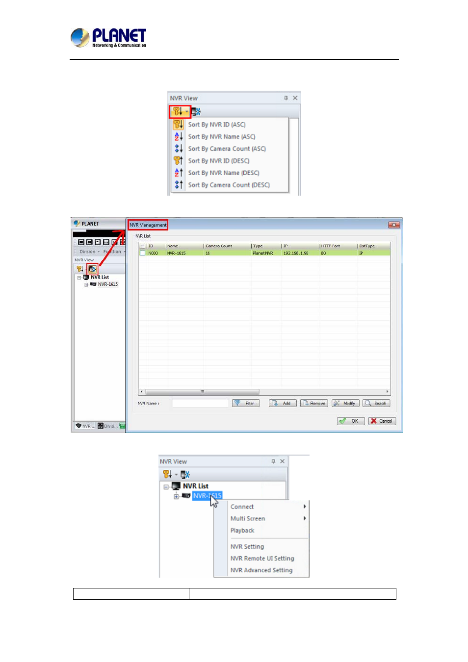 3 division list | PLANET NVR-1615 User Manual | Page 6 / 47