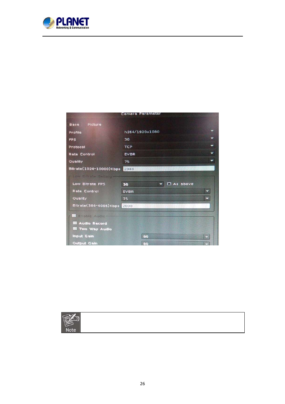 5 parameter setting | PLANET NVR-1615 User Manual | Page 26 / 57