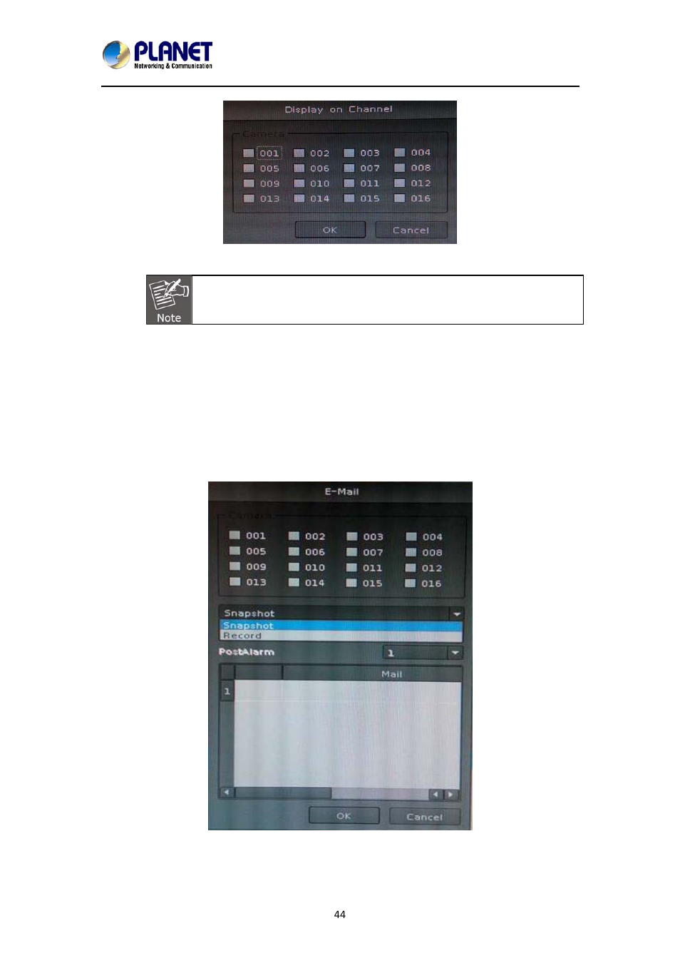 PLANET NVR-1615 User Manual | Page 44 / 57