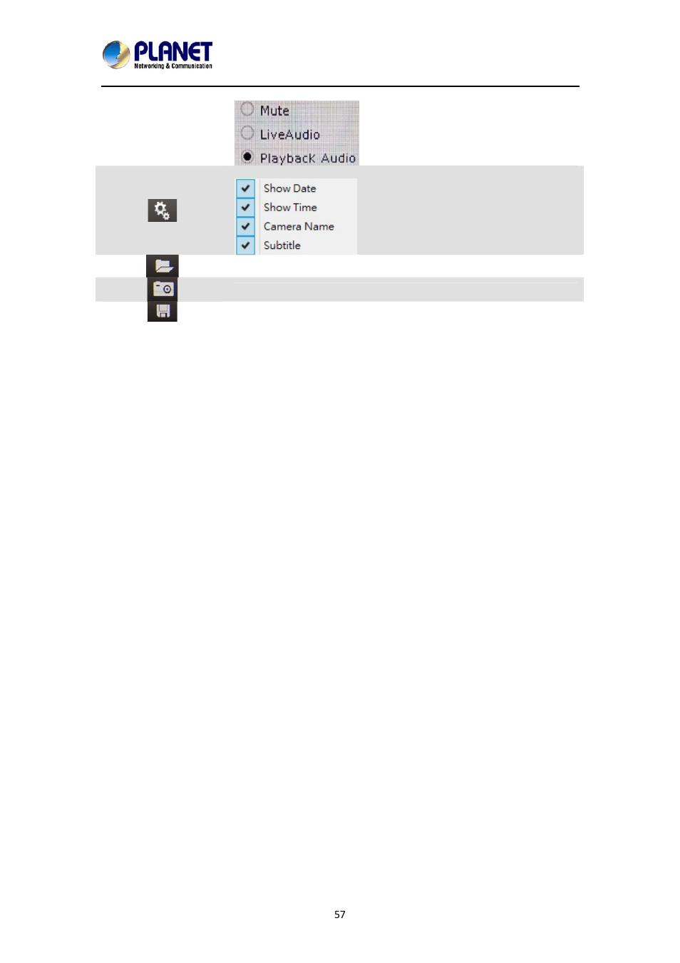 PLANET NVR-1615 User Manual | Page 57 / 57