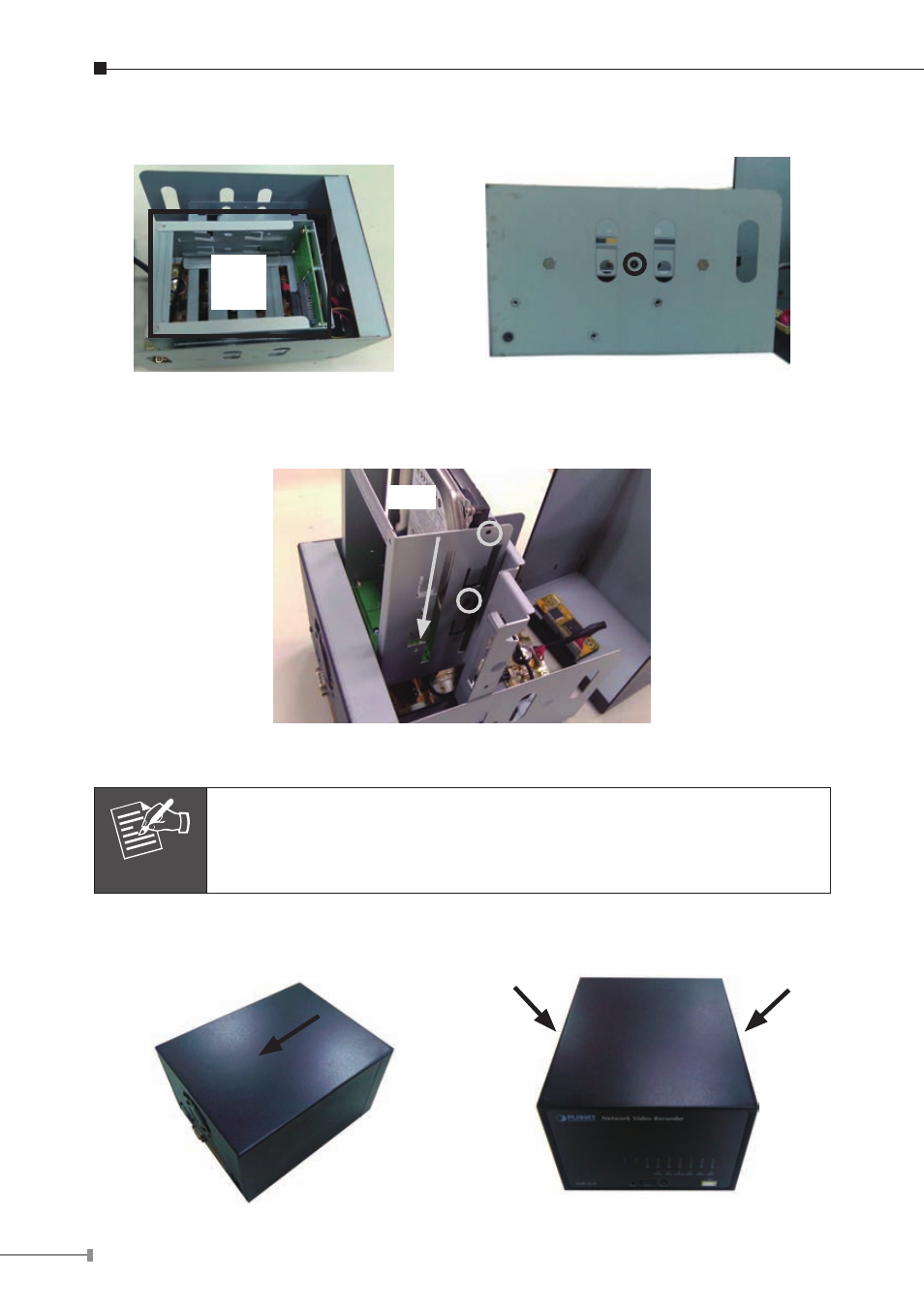 Hdd tray | PLANET NVR-1620 User Manual | Page 14 / 28