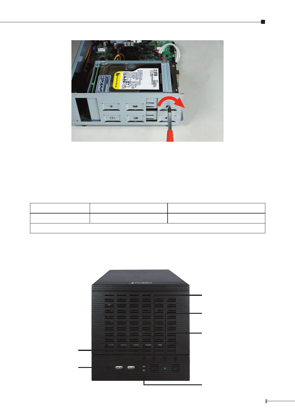 3 32-ch network video recorder | PLANET NVR-1620 User Manual | Page 19 / 28