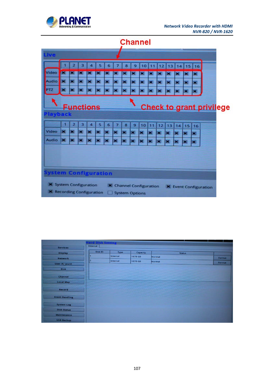 6 disk | PLANET NVR-1620 User Manual | Page 107 / 138