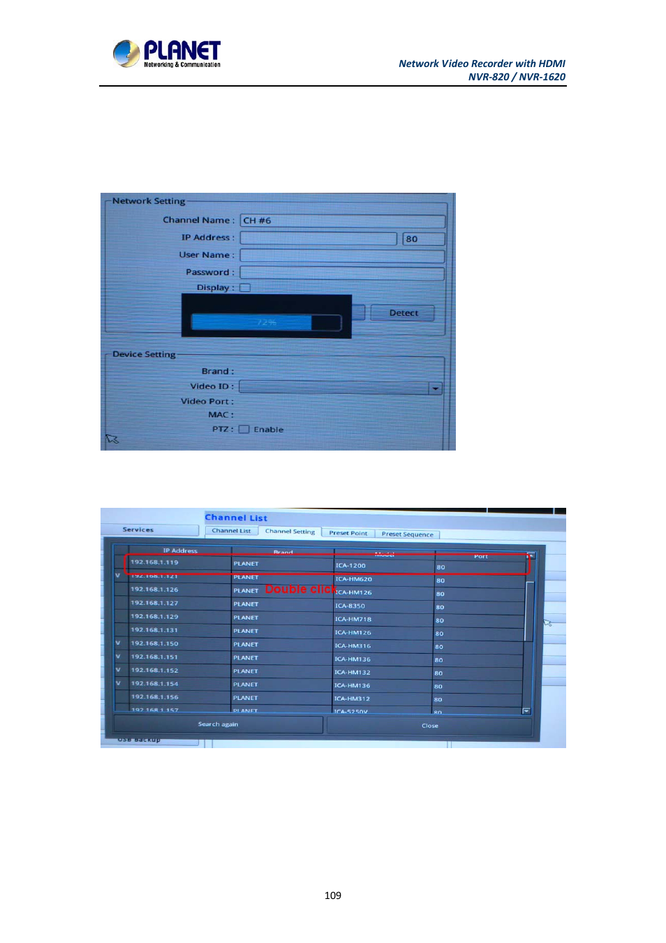 PLANET NVR-1620 User Manual | Page 109 / 138