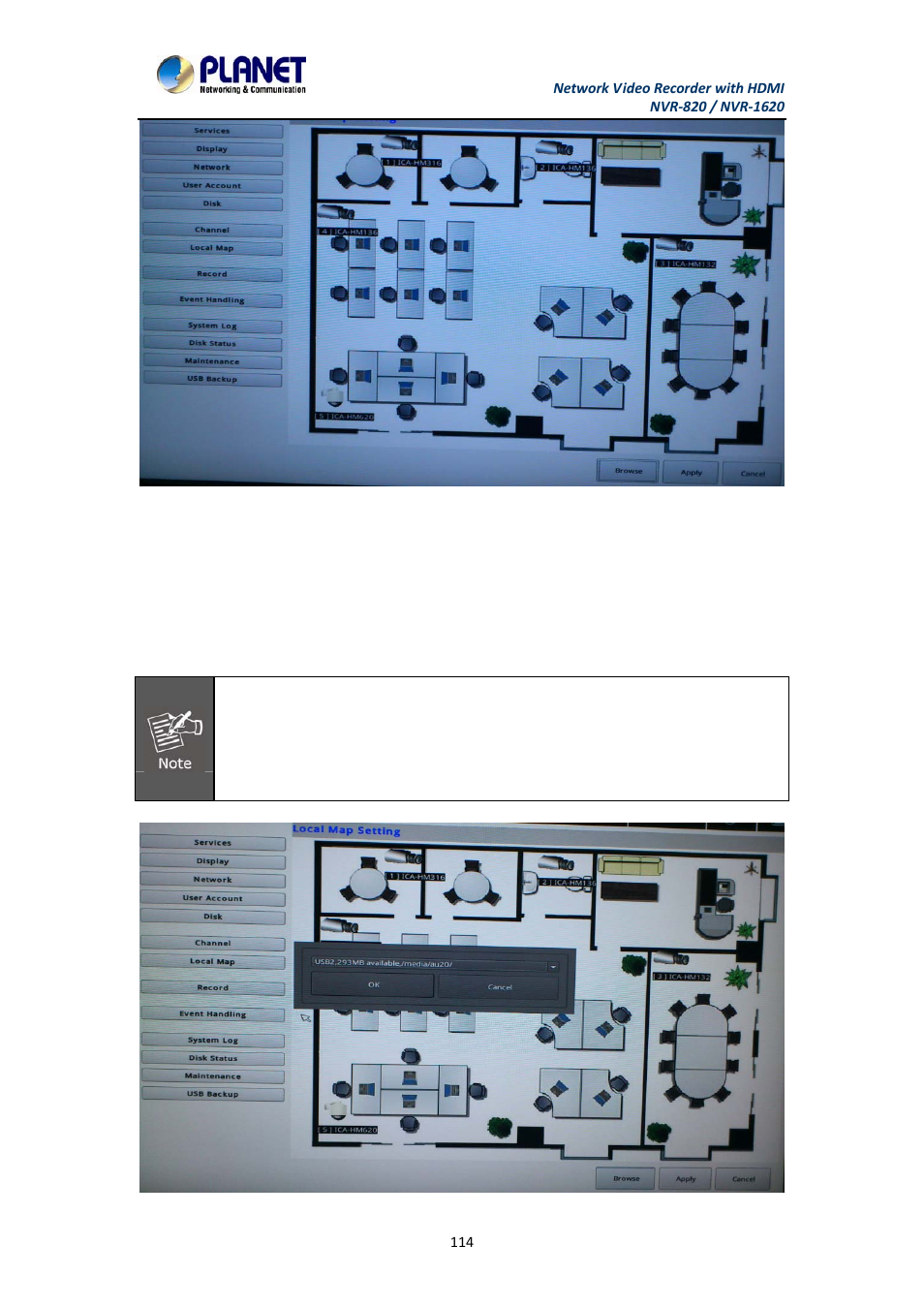 PLANET NVR-1620 User Manual | Page 114 / 138