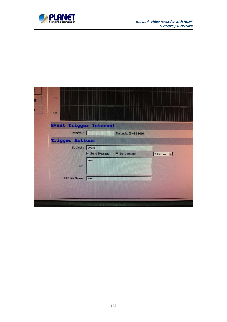 PLANET NVR-1620 User Manual | Page 123 / 138