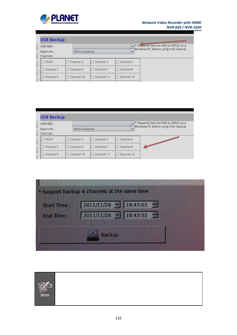 PLANET NVR-1620 User Manual | Page 132 / 138