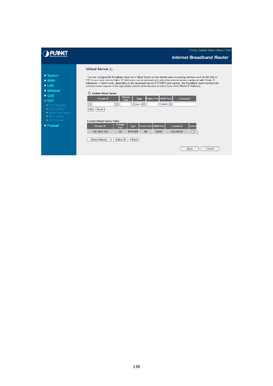 PLANET NVR-1620 User Manual | Page 138 / 138