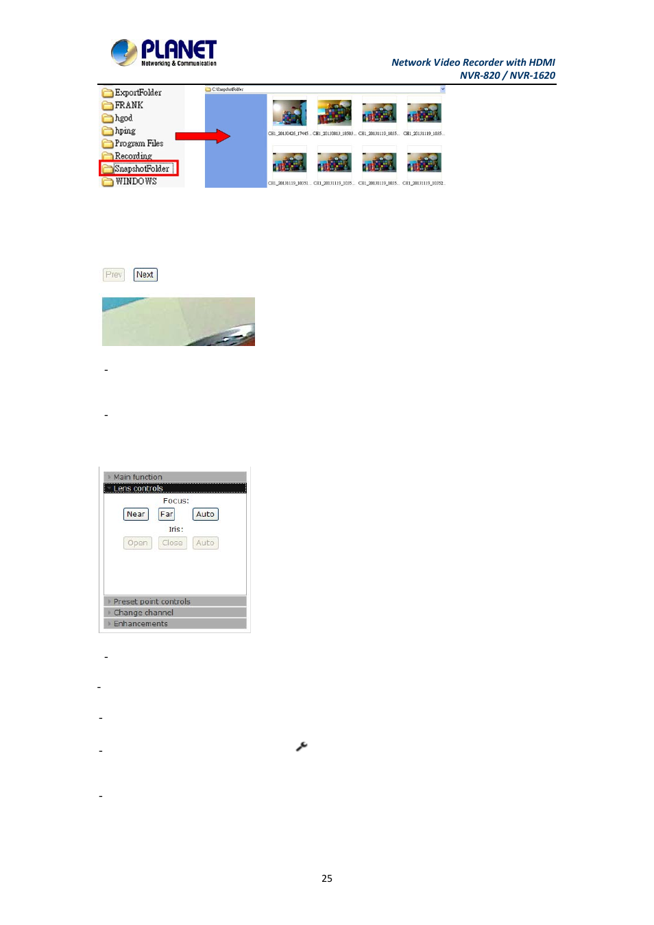 PLANET NVR-1620 User Manual | Page 25 / 138