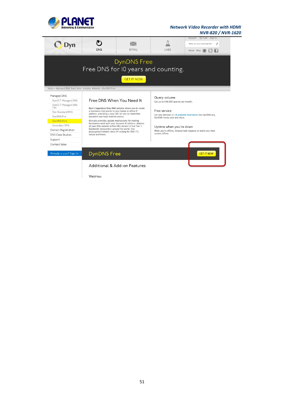 PLANET NVR-1620 User Manual | Page 51 / 138