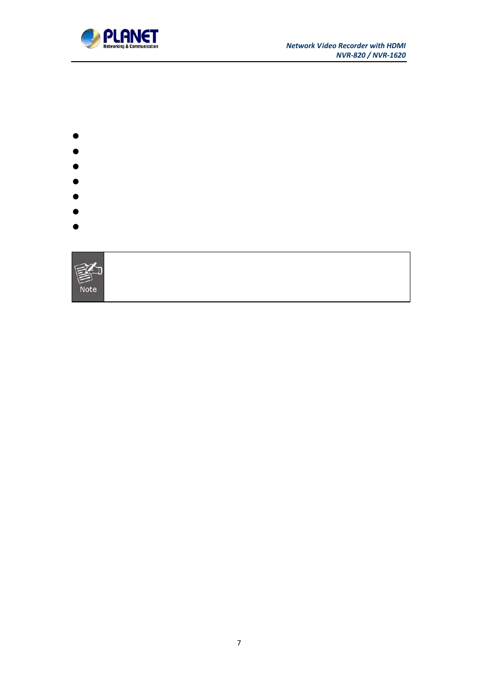 Chapter 1. product introduction, 1 package contents, 2 overview | Package contents, Overview, Chapter 1 | PLANET NVR-1620 User Manual | Page 7 / 138