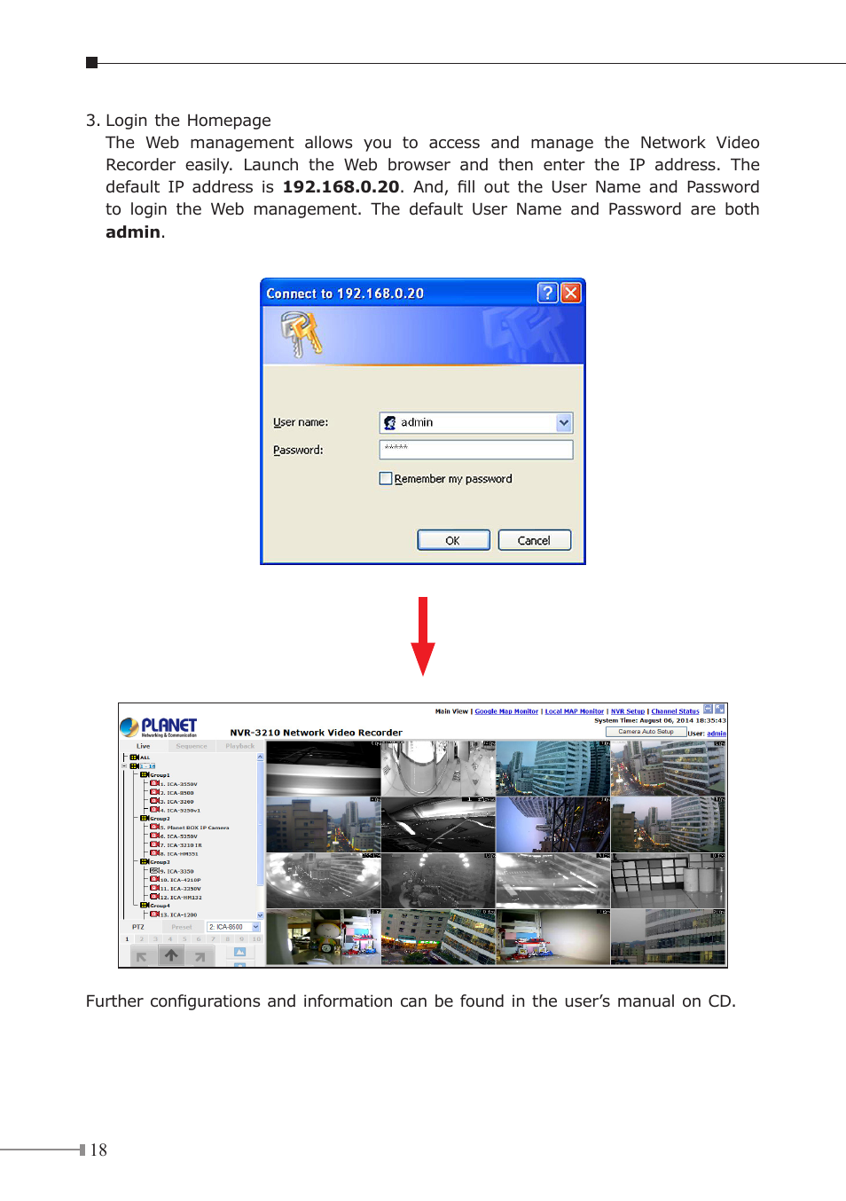 PLANET NVR-3210 User Manual | Page 19 / 20