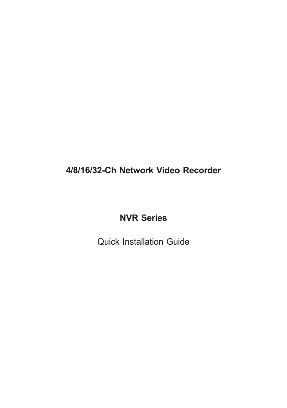 PLANET NVR-3210 User Manual | 28 pages