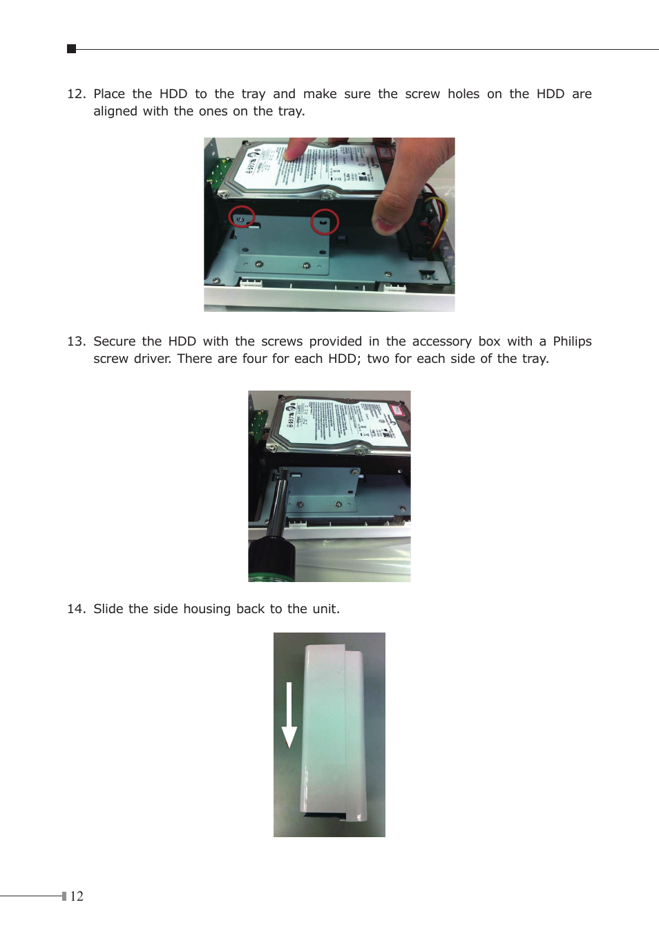 PLANET NVR-3210 User Manual | Page 12 / 28
