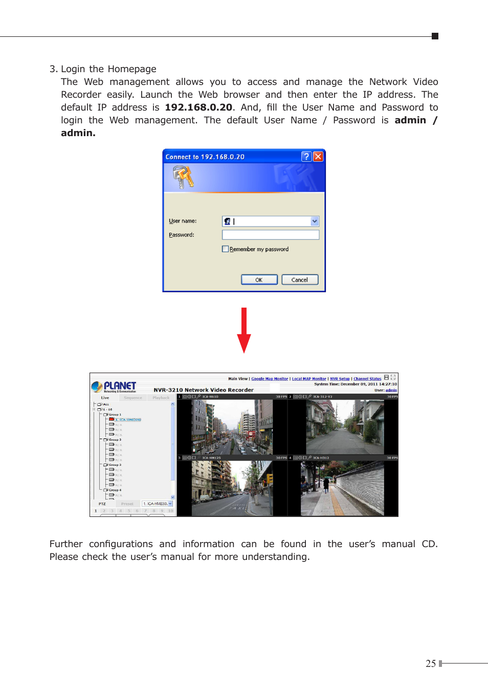 PLANET NVR-3210 User Manual | Page 25 / 28