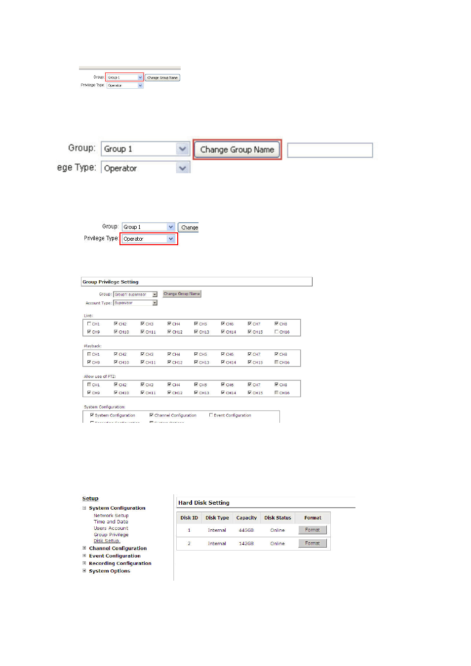 6 disk setup | PLANET NVR-3250 User Manual | Page 44 / 74