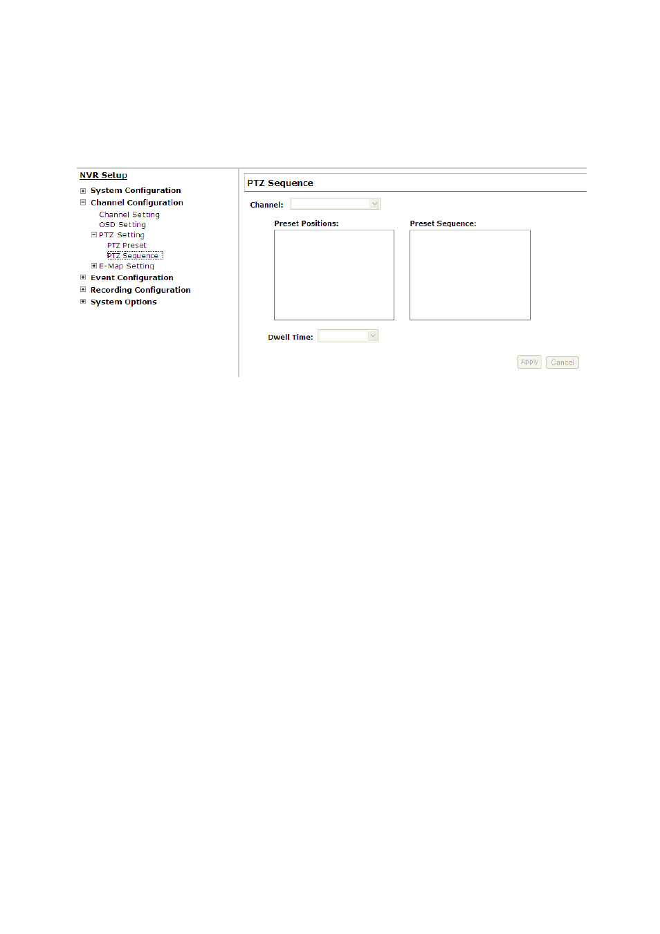 4 ptz preset sequence | PLANET NVR-3250 User Manual | Page 56 / 74