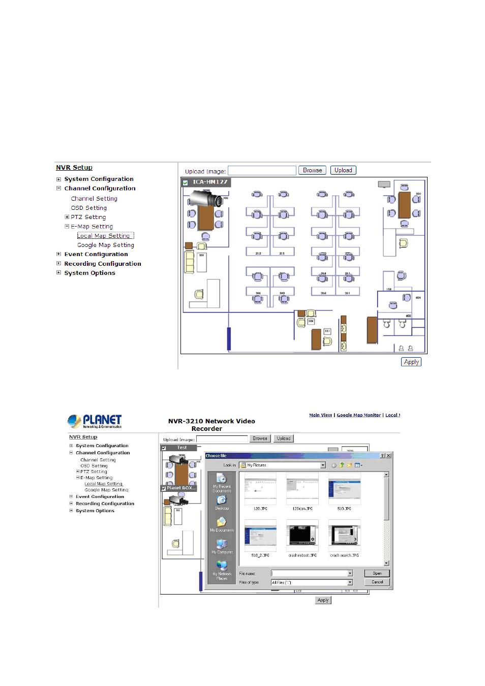 5 e-map setting | PLANET NVR-3250 User Manual | Page 57 / 74