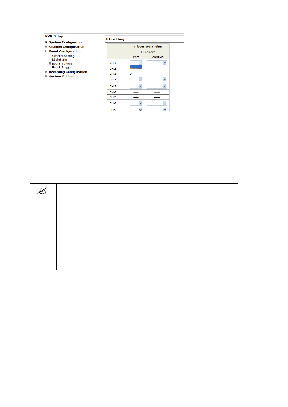 3 event servers | PLANET NVR-3250 User Manual | Page 62 / 74