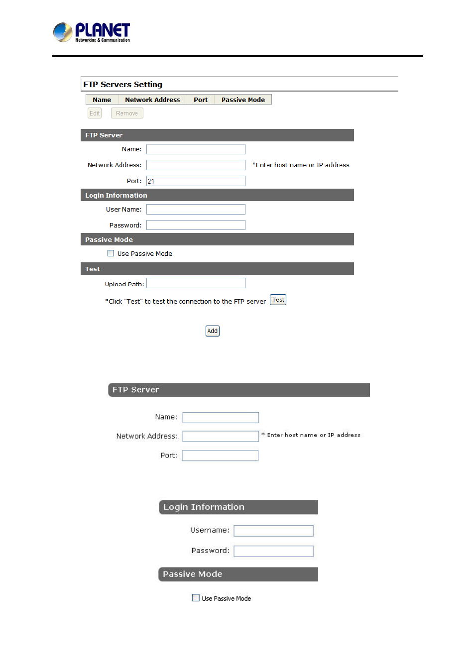 Configuring an ftp server | PLANET NVR-3280 User Manual | Page 71 / 80