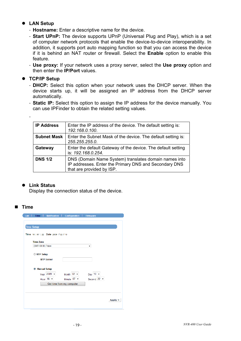 PLANET NVR-400 User Manual | Page 20 / 43